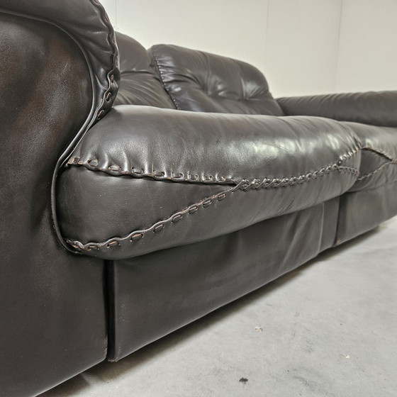 Image 1 of De Sede DS101, zwart lederen 2-zit