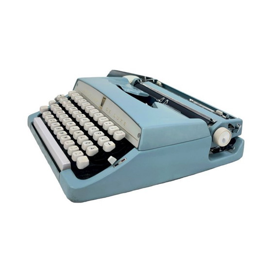 Image 1 of Brother De Luxe suitcase typewriter, Japan, 1970s.