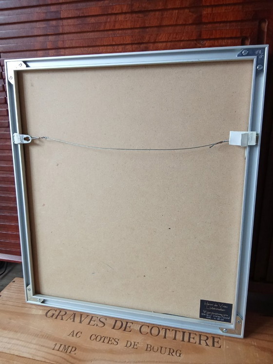 Image 1 of Sérigraphie "plage" signature de Michel Paut, 1991