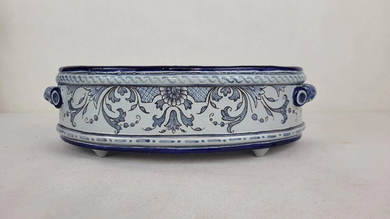 Planter / Basin in Nevers Montagnon earthenware – Gabriel, Plant pot, Porcelain (photo 8 of 8)