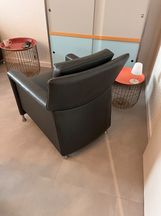 Leolux 2-Seater Sofa and Armchair – 2 seaters, Leather (photo 5 of 6)