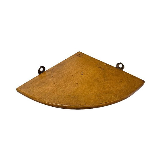 Image 1 of Antica consolle angolare francese in noce, fine XIX secolo