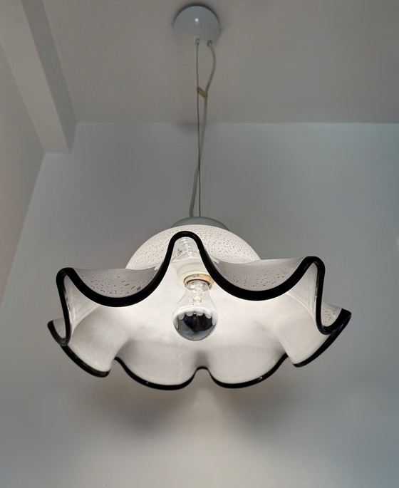 Image 1 of Murano glass flower pendant light, 1970s