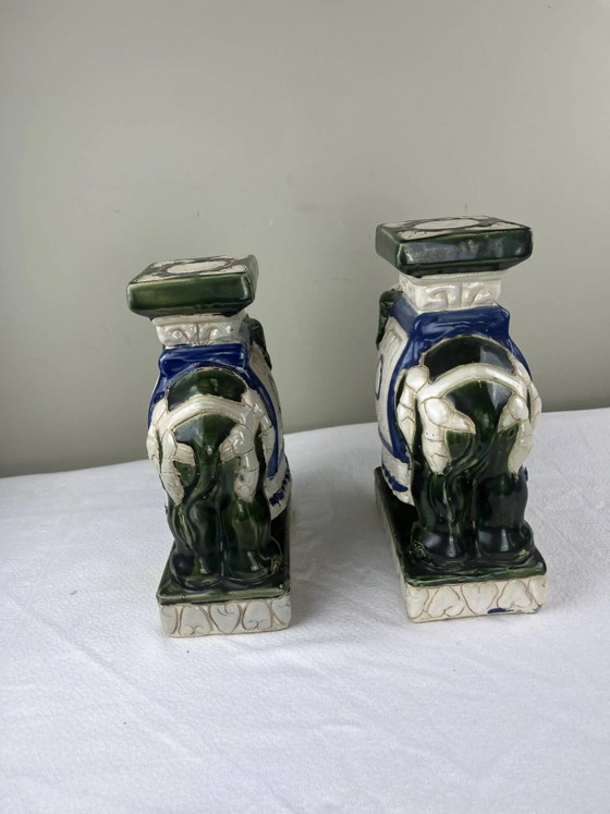 Pair of vintage ceramic bookends – Decorative Objects, Porcelain (photo 9 of 11)