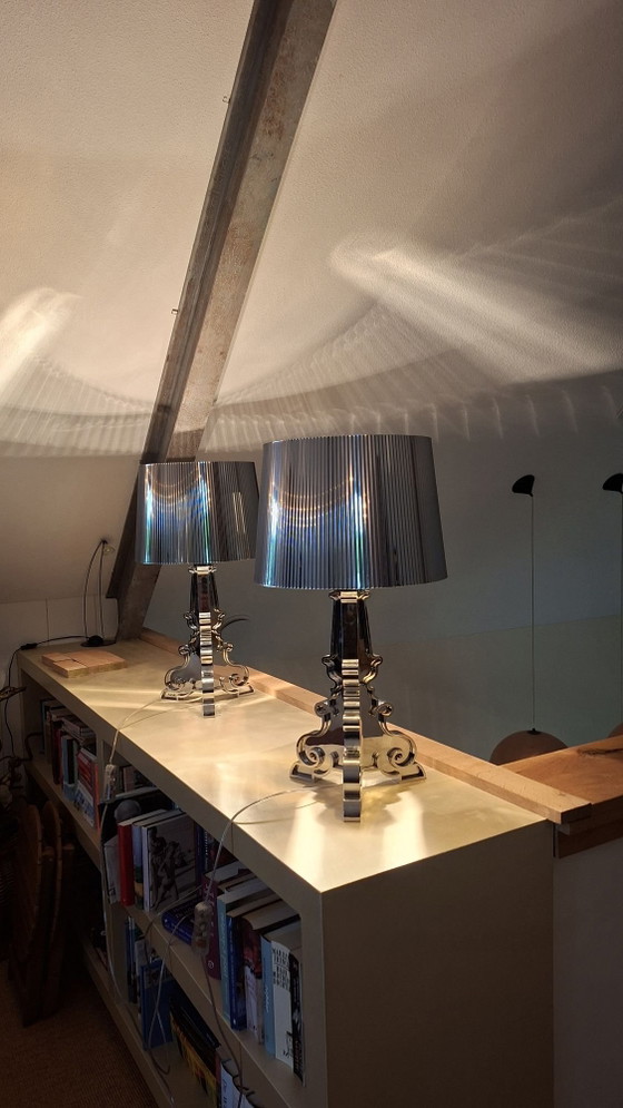 Kartell Bourgie Tischlampen Set Silber – Kunststoff (photo 9 of 15)