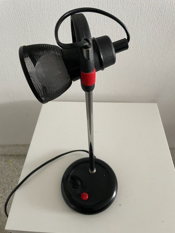 Roger Tallon Schreibtischlampe für Erco., Schreibtischlampen, Metall, Kunststoff, Schwarz (Foto 5 von 5)