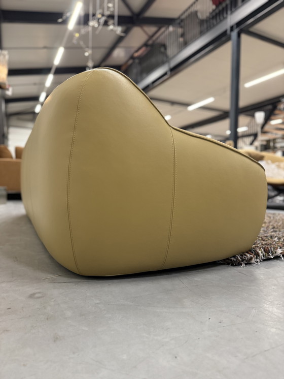 Image 1 of Divano Pode Nivti 3,5 posti Pelle Perla Salba 