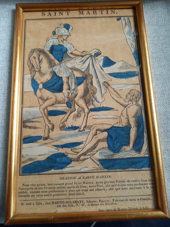 Image 1 of Vintage prent in kader