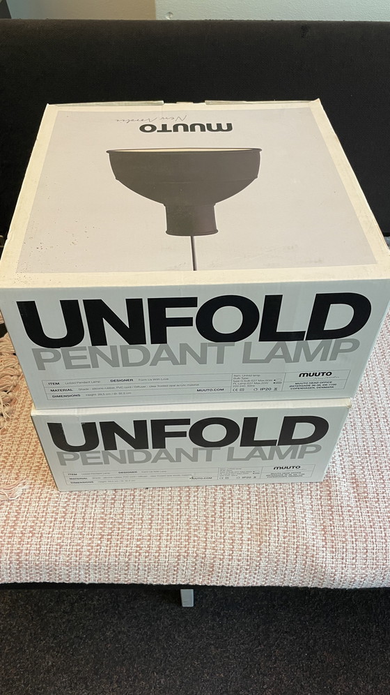 Image 1 of UNFOLD muuto Hanglamp van siliconenrubber