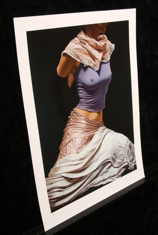 Kissmer, Willi - Knielen, 2015 - Gicleé/Hahnemühle - met de hand gesigneerd