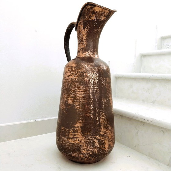 Image 1 of  Decorative Jug in Hammered Copper – Rustic and Timeless Charm