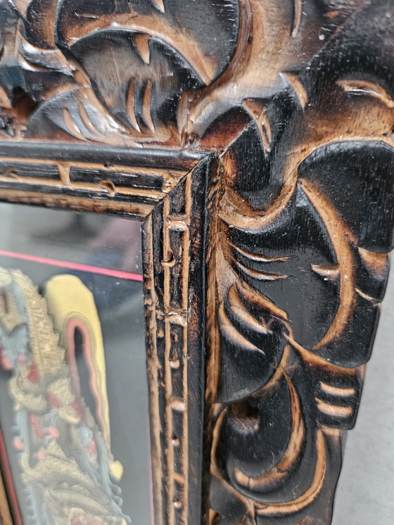 Image 1 of Vintage Balinese print in originele lijsten