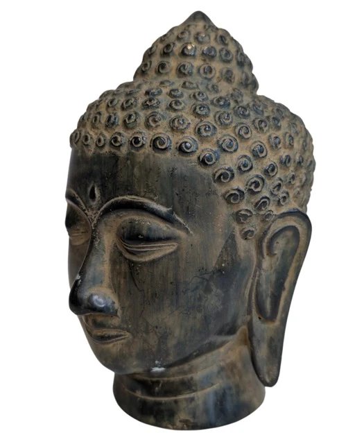 Cabeza de Buda china de bronce – lote 095 – Esculturas, Bronze (photo 8 of 9)