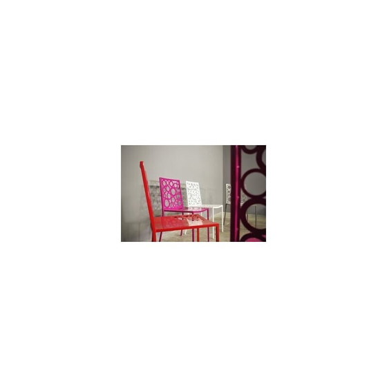 Image 1 of Set of 6 vintage iron Papeete chairs, 1970s
