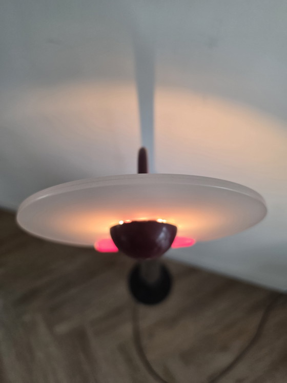 Lampe Arteluce Made In Italy Lampe Vintage Postmoderne – Lampadaires, Glass, Metal (photo 11 of 11)