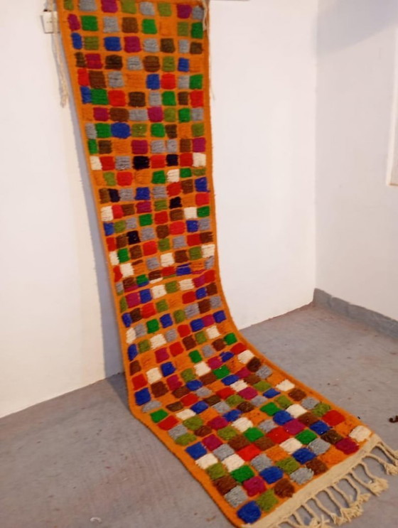 Image 1 of Handgemaakt Marokkaans loperkleed 300 cm x 90 cm