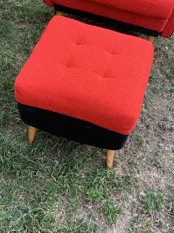 Mid-Century Lounge Chairs with Ottomans, 1960s, Set of 5 – Armchairs, Mid Century Modern (photo 3 of 6)