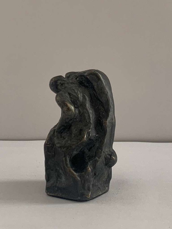 Image 1 of Alfred Hrdlicka - Study for Anthropos, 1981, fully sculpted tin casting, numbered with artist's signature and foundry stamp