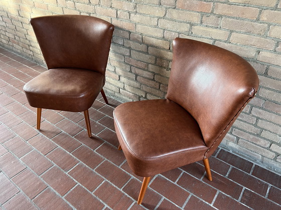 Image 1 of 2x Mid-Century Cocktail Chairs