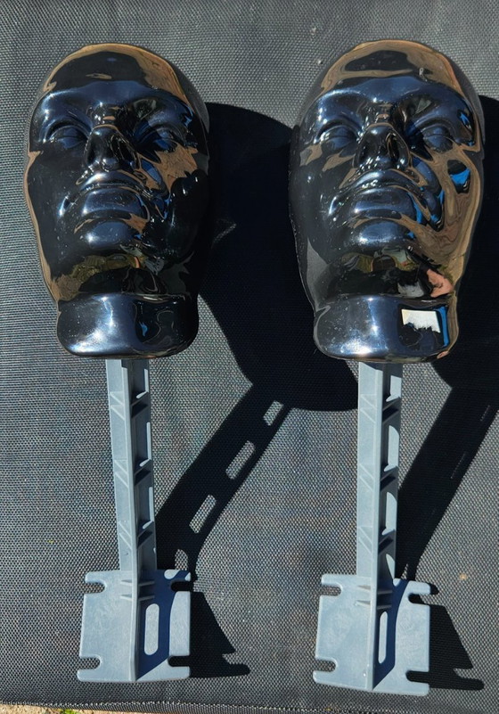 Image 1 of 2 motorcycle/scooter helmet holders unused