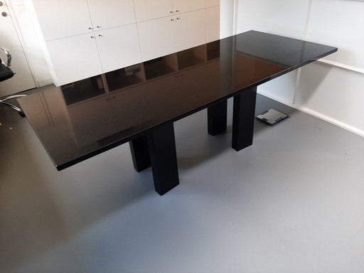 Black granite table 90x210 - own design
