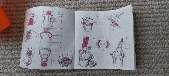 Image 1 of Thermos/borraccia termica vintage ALFI, rara, con 6 tazze.