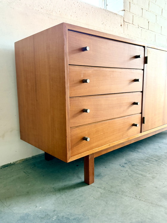 Modernist Oak Sideboard, Vanda, Belgium, 70s – Wood (photo 4 of 6)