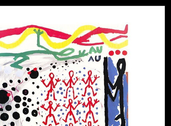 Image 1 of Penck, A.R. - Ereignis in N.Y. 2 - Farboffset - 70x90 cm