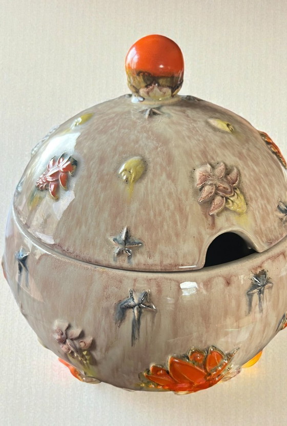 Image 1 of WGP - Bol à punch en grès de Dümler & Breiden - Céramique Höhr-Grenzhausen, contenance env. 4 l, modèle 1767, vers 1940