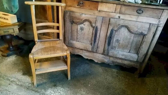 Chaise prie dieu paillÃ©e ancienne en hÃªtre – Fauteuils (photo 33 of 34)