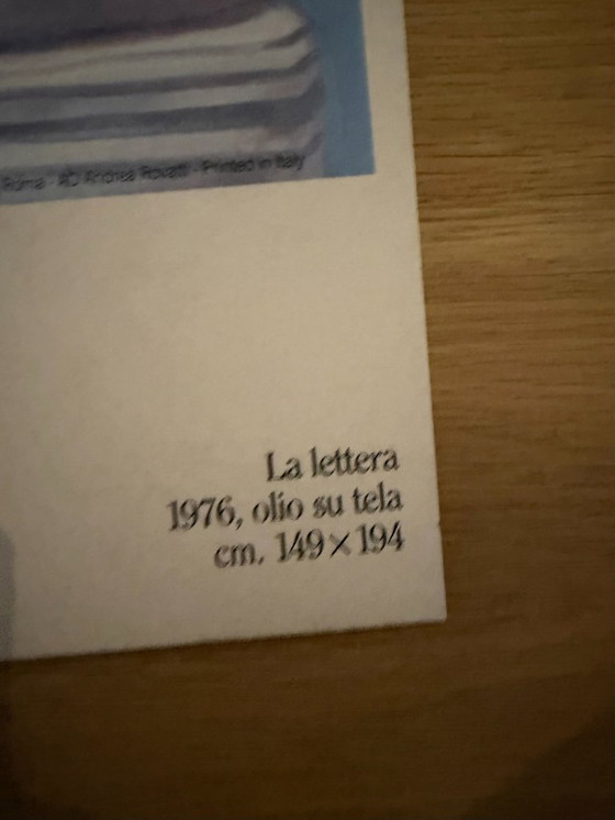Image 1 of Fernando Botero – La Lettera (1976) Copyright Botero 1991, imprimé en Italie