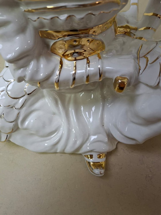 Image 1 of Escultura de cerámica samurai sentado - Italia 1970