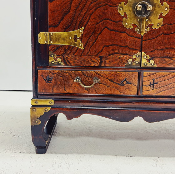 Image 1 of Antique Korean Apothecary Cabinet