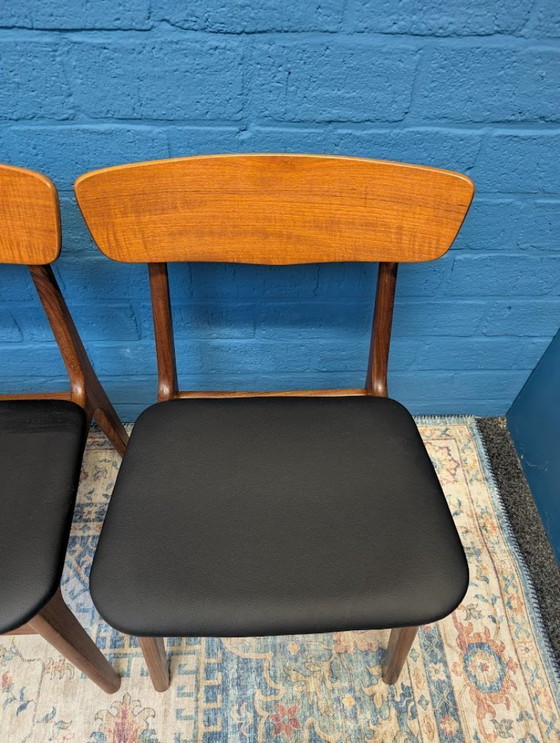 Image 1 of 4x chaises design vintage, Schiønning & Elgaard, 1960