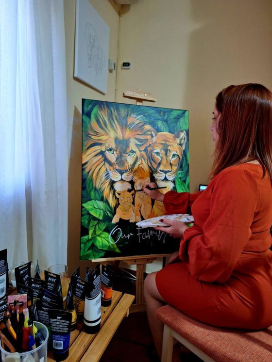 Rachel Perez Troncoso - Colores - Toile D'Artiste – Peintures et dessins, Canvas (photo 8 of 12)