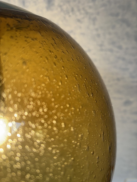 Image 1 of New in box from the 1970s Peill & Putzler glass ball lamp