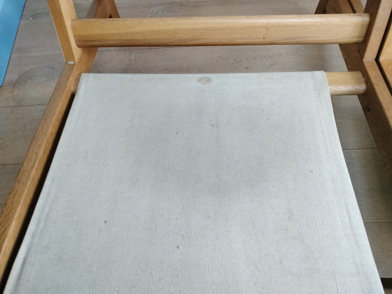 Image 1 of Set da salotto vintage danese (5 pezzi), sedie Rag di Bernt Petersen