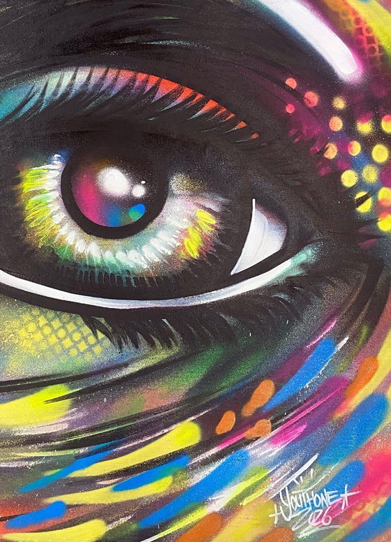 Image 1 of YOUTHONE - Neon Vision - Artist Canvas