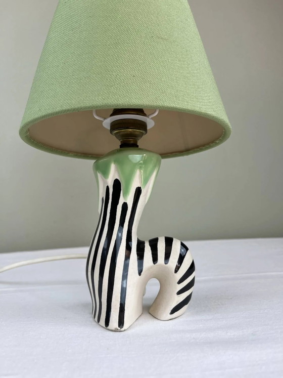Lampada zebra vintage – Lampade da tavolo, Porcelain, Ceramic (photo 6 of 10)