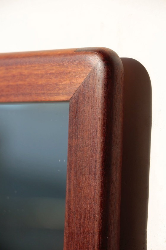 Image 1 of Miroir Rectangulaire en teck - Vintage - 04.01.24.02 