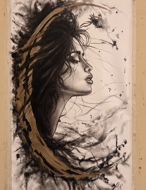 Beauty in Gold – Paintings & Drawings, Canvas (photo 11 of 12)