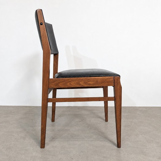 Ensemble de 6 chaises de salle à manger scandinaves vintage – Années 60 – Mid-Century – Wood (photo 8 of 11)