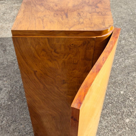 Credenza Art Déco – Credenza in Noce Burl con Vetrina in Vetro - Anni '30 – Credenze (photo 16 of 28)