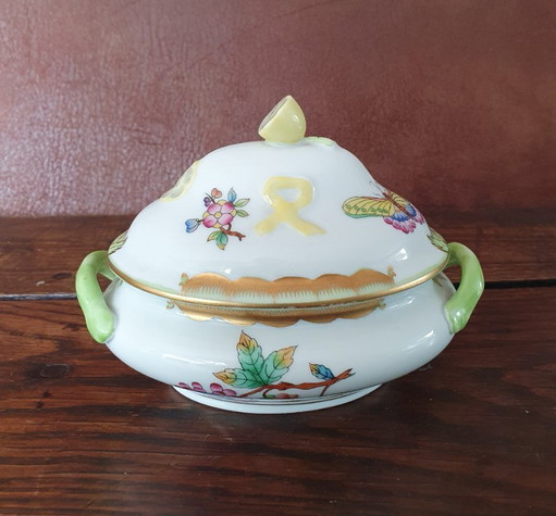 Miniterrina Herend Hungría – Reina Victoria (6017/VBO) – decoratieve objecten, Porcelain (photo 2 of 16)