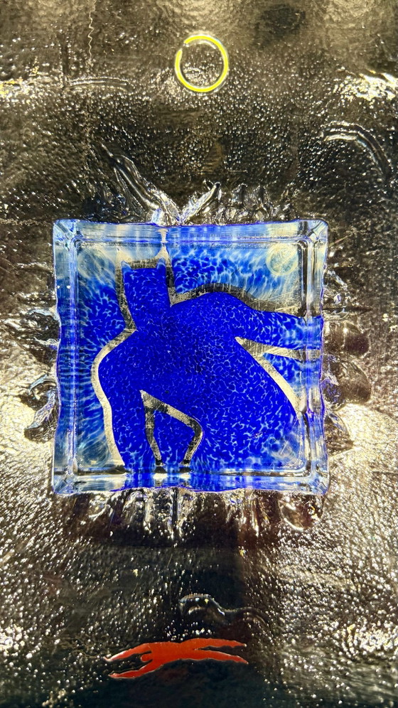 Kosta Boda Schale von Bertil Vallien, Schalen, Glas, Blau (Foto 2 von 9)