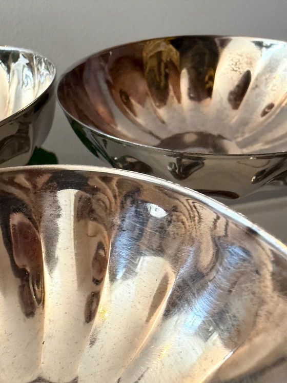 Set of 5 chrome coupes – Crockery (photo 5 of 5)