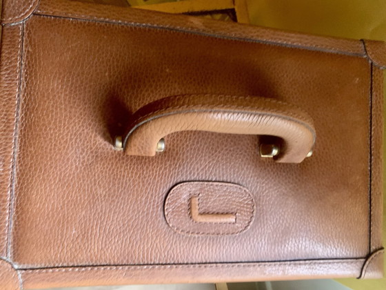Iconique Vanity-case LANCEL modèle Kevin - années 70, Autres sacs, Marron (photo 8 sur 13)
