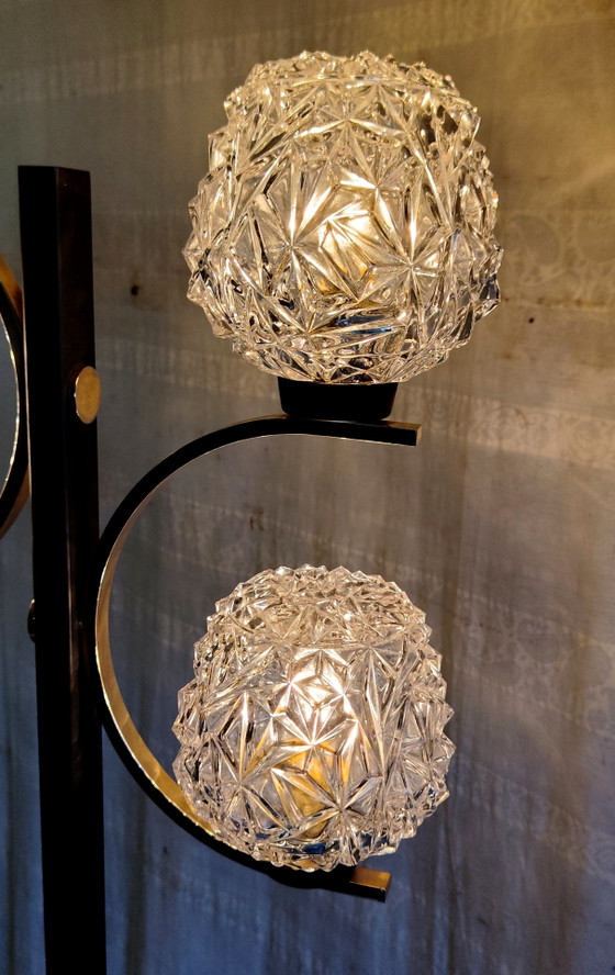 Lampadaire 4 Feux Style Moderniste - Années 50/60 – Metal (photo 9 of 9)