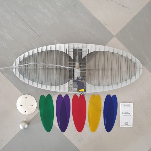 Luceplan Titania D17 (2019) | ¡En estado sublime! – plafondlampen, Aluminium, rvs
