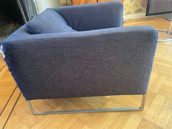 Image 1 of Set B&B Italia Sofa Loveseat Hocker model TIGHT antonio Citterio